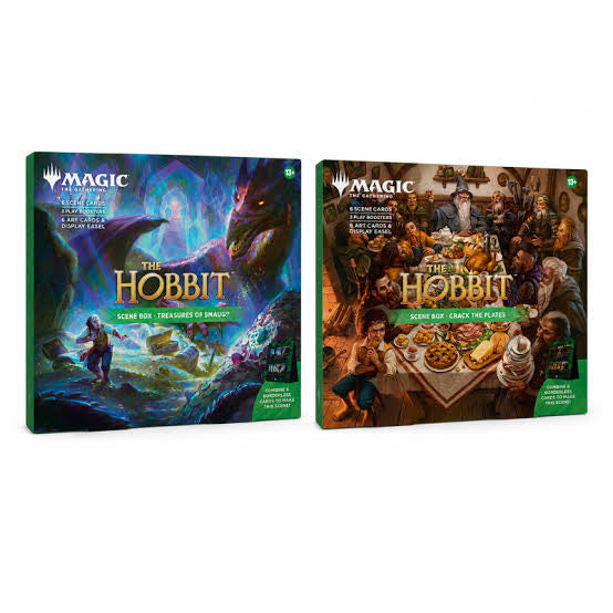 PREORDER: Magic: The Gathering | The Hobbit Scene Boxes - Crack the Plates + Treasures of Smaug SET