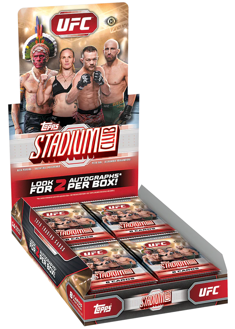 PREORDER: 2026 Topps Stadium Club UFC Hobby Box