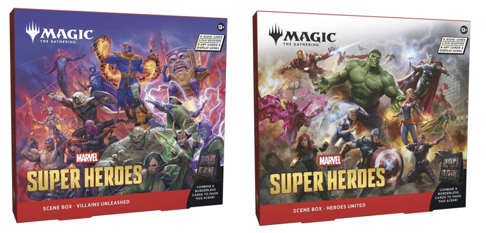 Magic The Gathering Marvel Super Heroes Scene Box