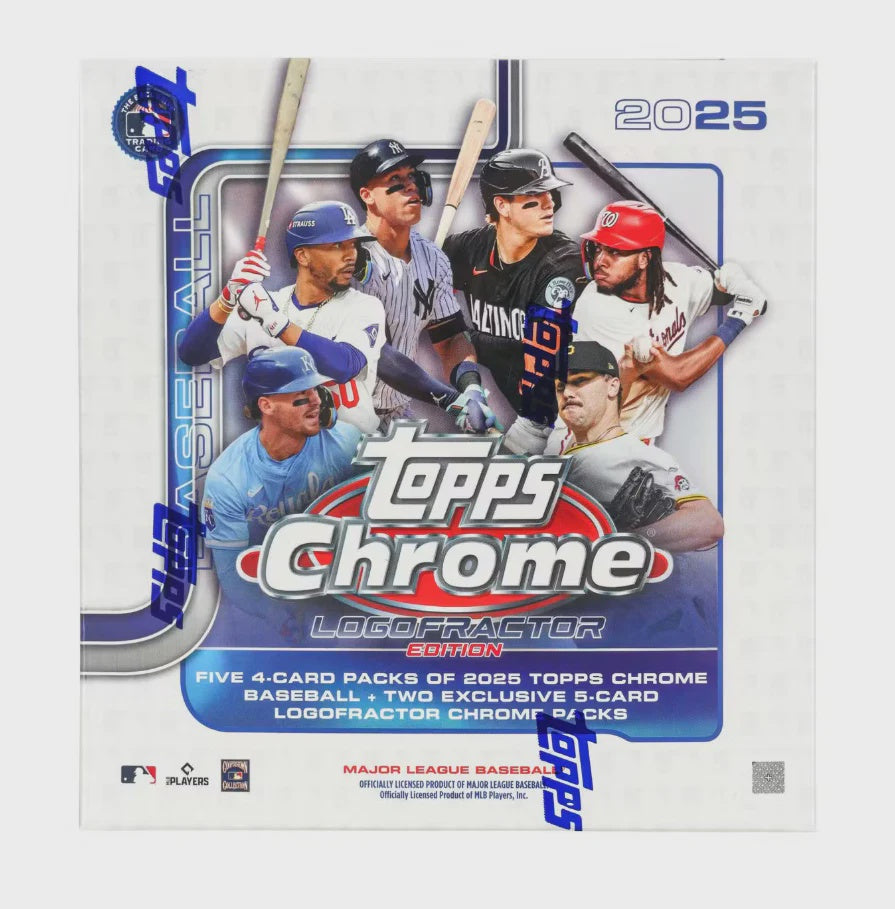 2025 Topps Chrome Baseball Logofractor Edition Box – Sealed