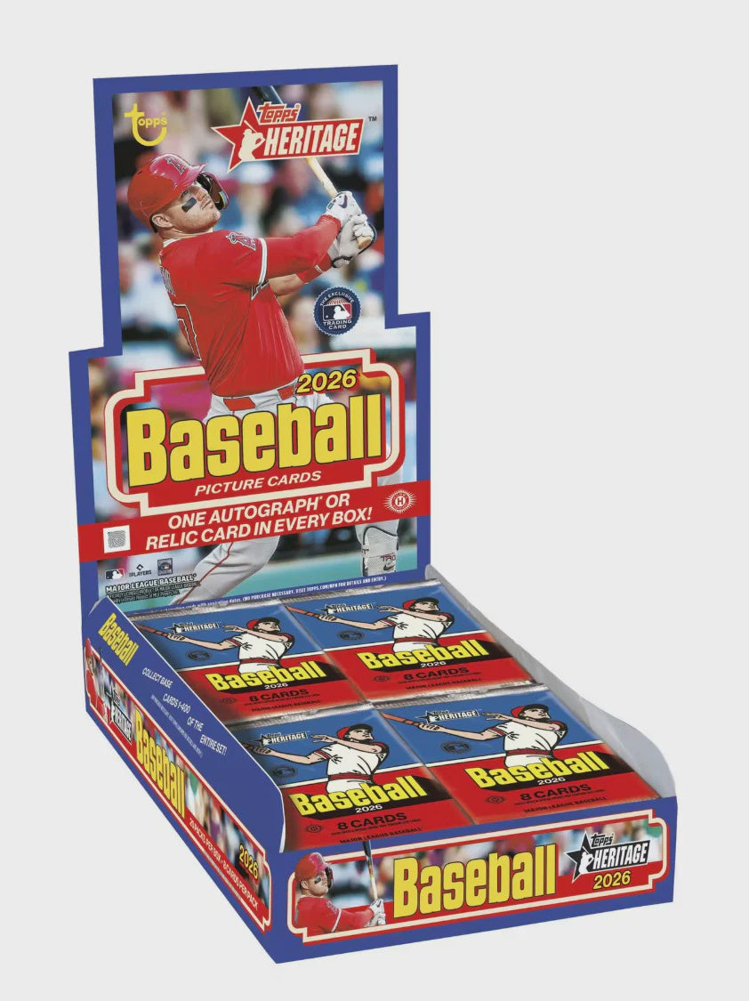 2026 Topps Heritage Baseball Hobby Box