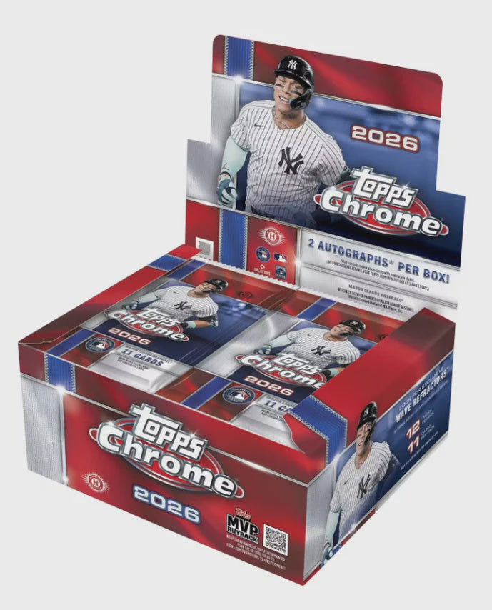 2026 Topps Chrome Baseball Hobby Jumbo Box