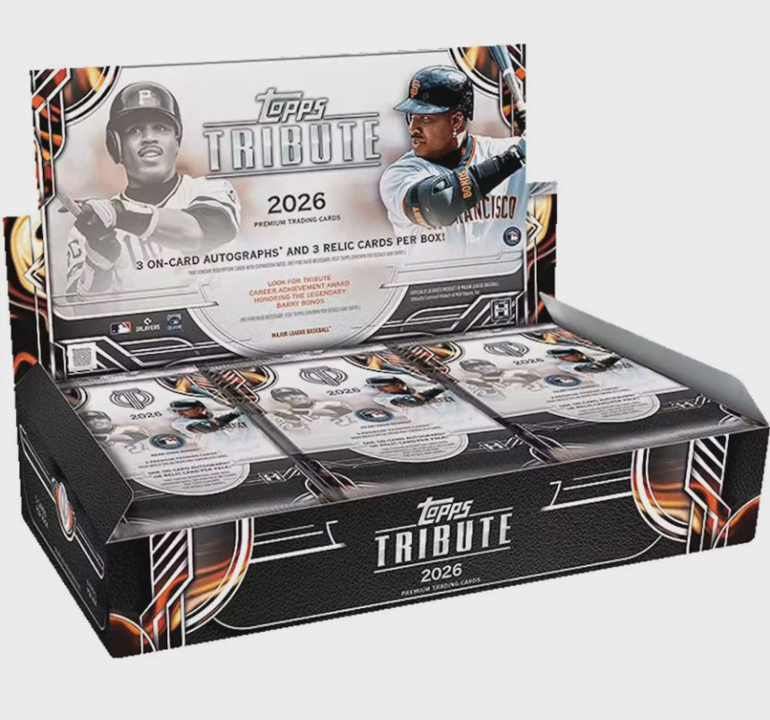 PREORDER: 2026 Topps Tribute Baseball Hobby Box (July 29)