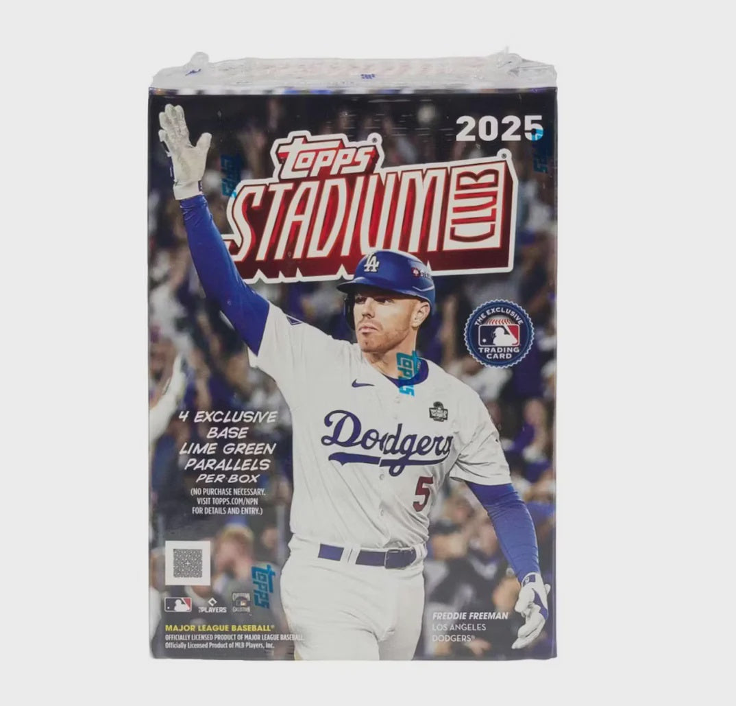 2025 Topps Stadium Club Baseball Blaster Box (8 Packs)
