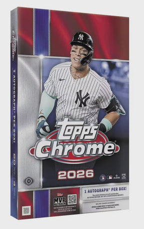 2026 Topps Chrome Baseball Hobby Box