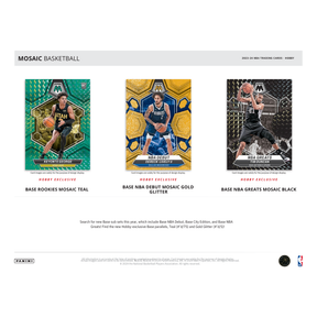 2023/24 Panini Mosaic Basketball Hobby 12 Box Case