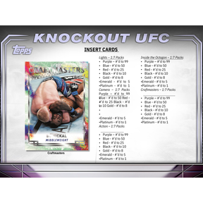 2024 Topps UFC Knockout Hobby 8 Box Case